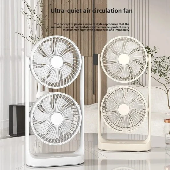 Double Head Portable Mini Fan